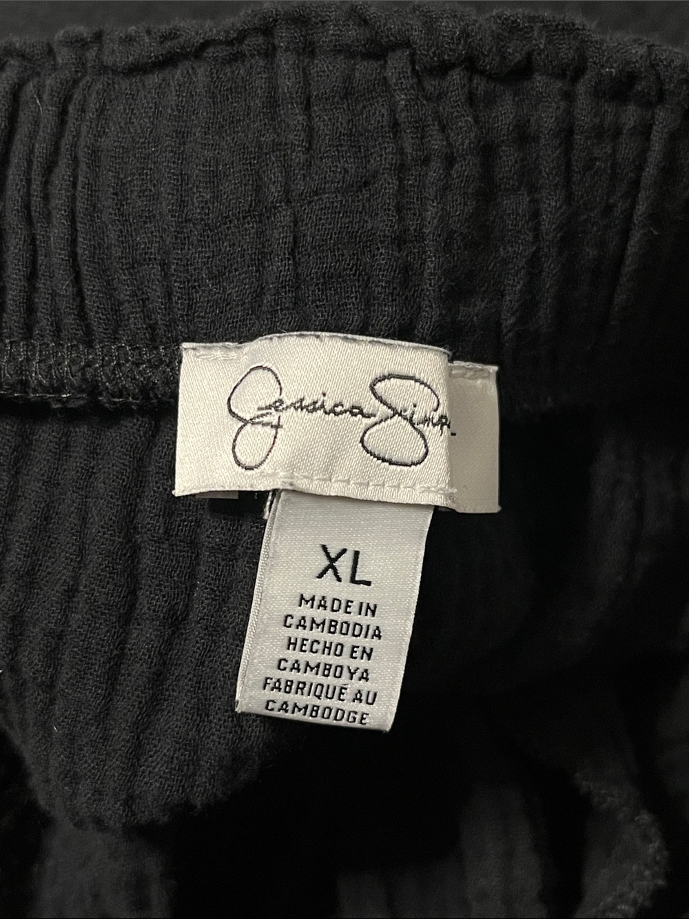 Jessica Simpson 100% Cotton Gauze Pull-On Ankle Pants - Picture 9 of 10